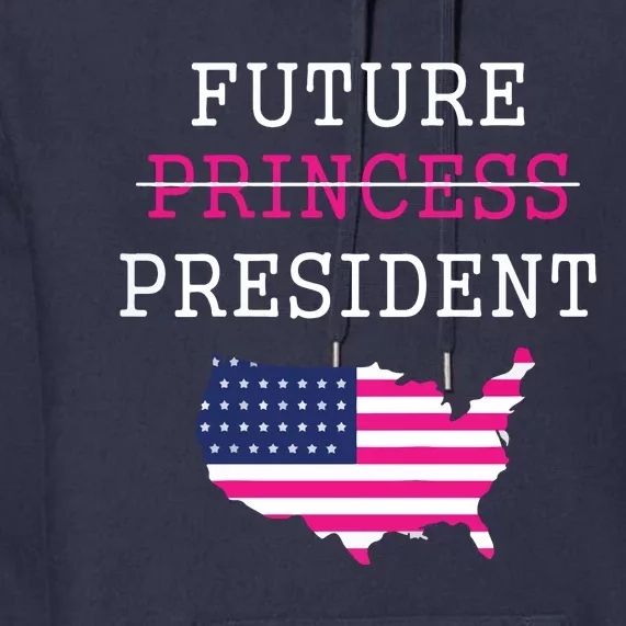 Future President Presidents Day 4th July Baby Girl Premium Hoodie