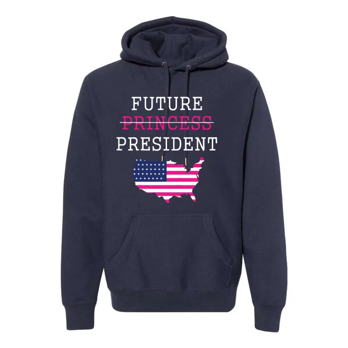 Future President Presidents Day 4th July Baby Girl Premium Hoodie