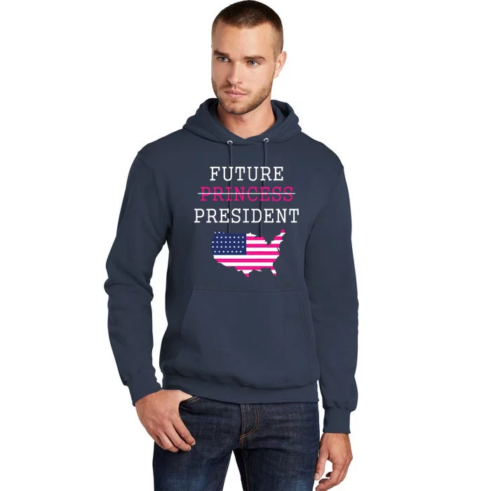 Future President Presidents Day 4th July Baby Girl Tall Hoodie