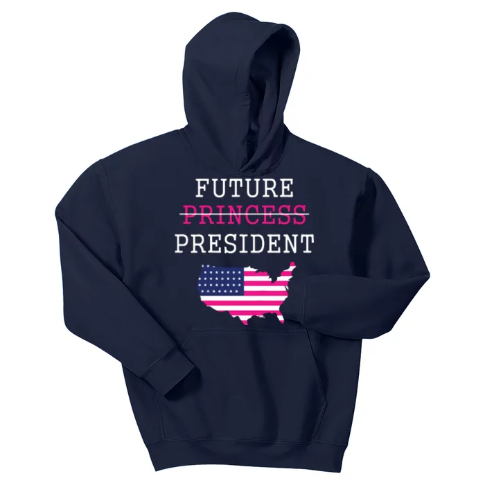 Future President Presidents Day 4th July Baby Girl Kids Hoodie