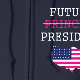 Future President Presidents Day 4th July Baby Girl Full Zip Hoodie