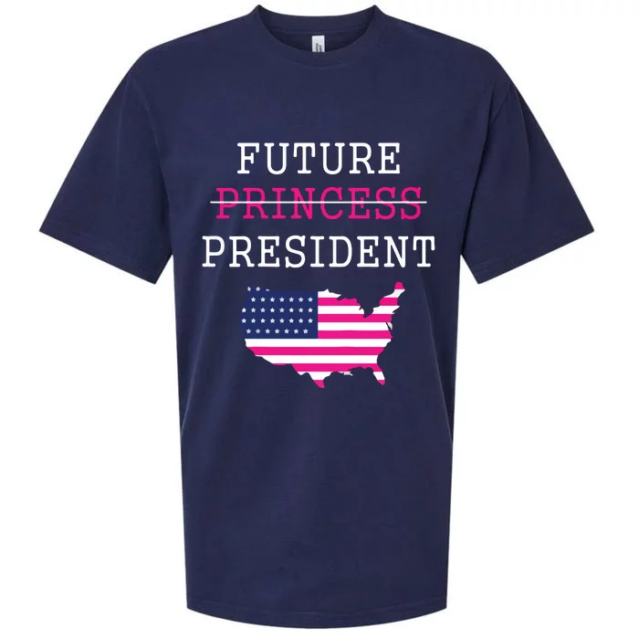 Future President Presidents Day 4th July Baby Girl Sueded Cloud Jersey T-Shirt