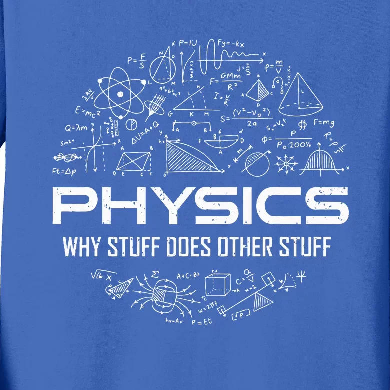 Funny Physics Physics Science Physicist Physics Humor Kids Long Sleeve Shirt