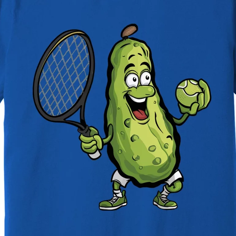 Funny Pickleball Player Paddleball Lover Funny Cucumber Meaningful Gift Premium T-Shirt