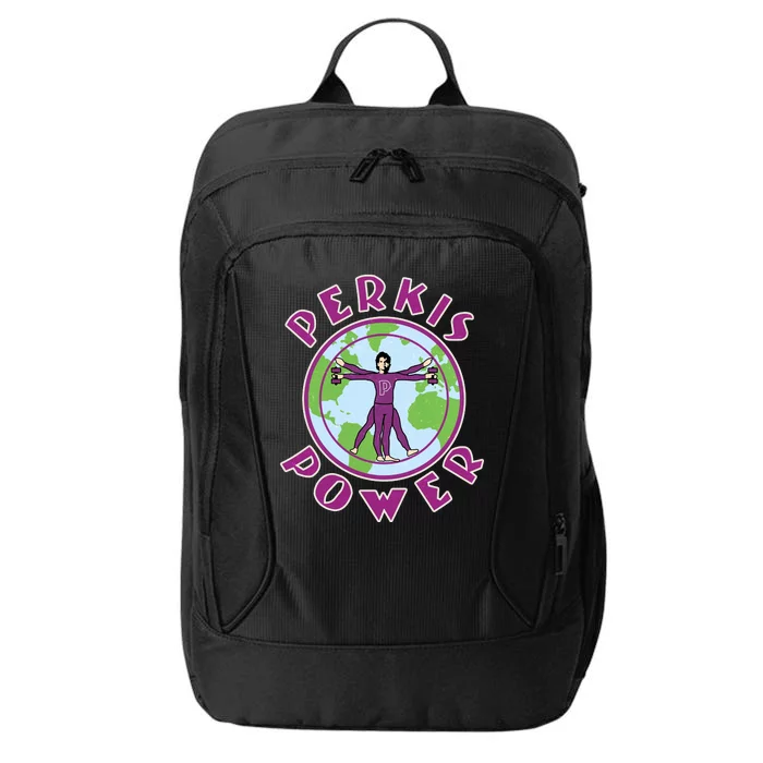 Funny Perkis Power Fitness Logo City Backpack