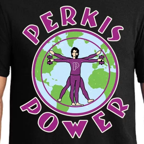 Funny Perkis Power Fitness Logo Pajama Set