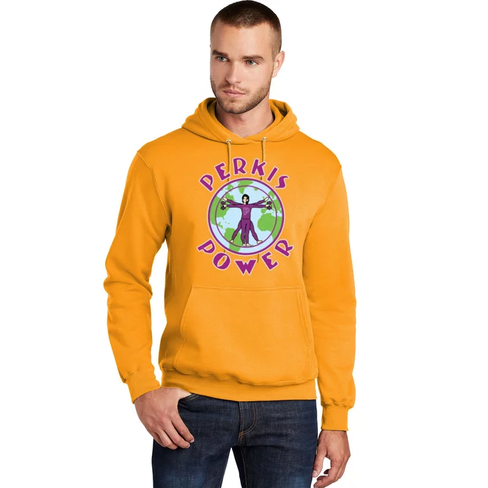 Funny Perkis Power Fitness Logo Hoodie