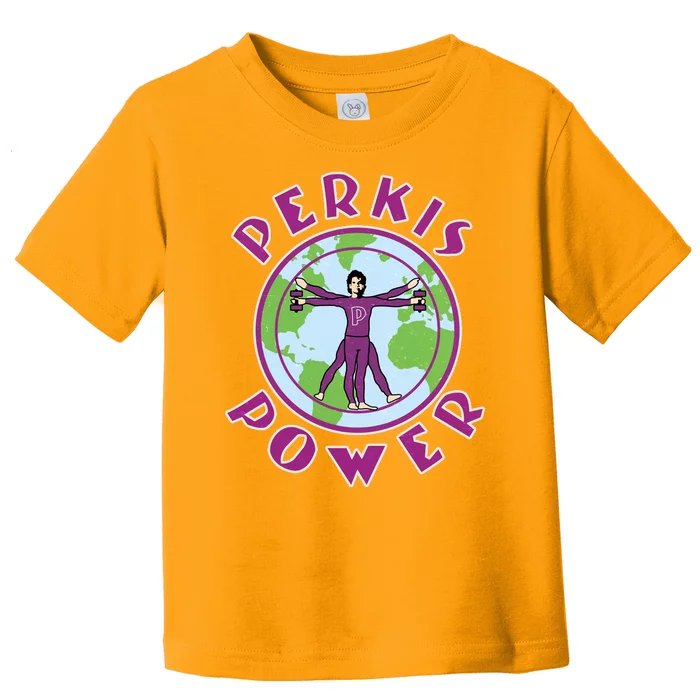 Funny Perkis Power Fitness Logo Toddler T-Shirt