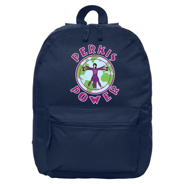 Funny Perkis Power Fitness Logo 16 in Basic Backpack