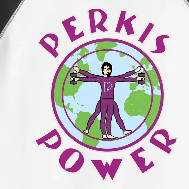 Funny Perkis Power Fitness Logo Toddler Fine Jersey T-Shirt