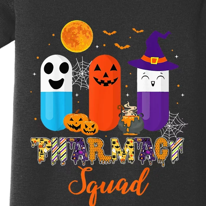 Funny Pills Pharmacy Pharmacist Squad Halloween Costume Baby Bodysuit