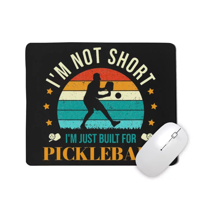 Funny Pickleball player with pickleball paddles love playing Mousepad