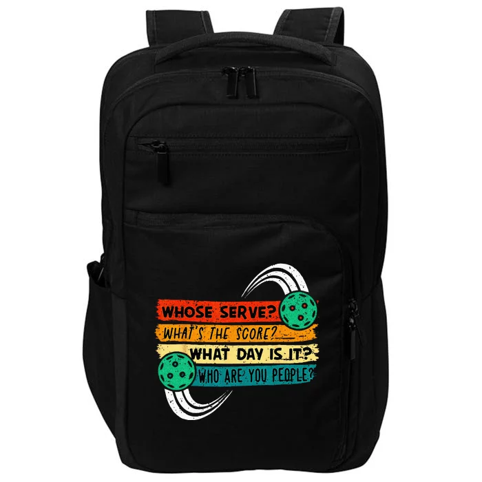 Funny Pickleball Player Pickleball Lover Pickleball Impact Tech Backpack