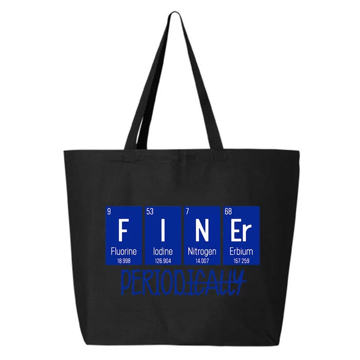 Finer Period Periodical Table Life Zeta Phi Beta Line 25L Jumbo Tote