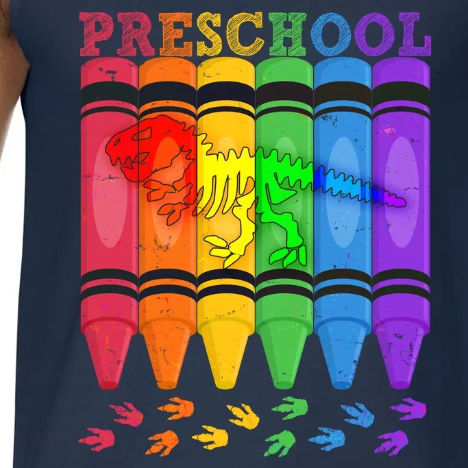 Funny Prehistoric Preschool Dinosaur Crayons Comfort Colors® Tank Top