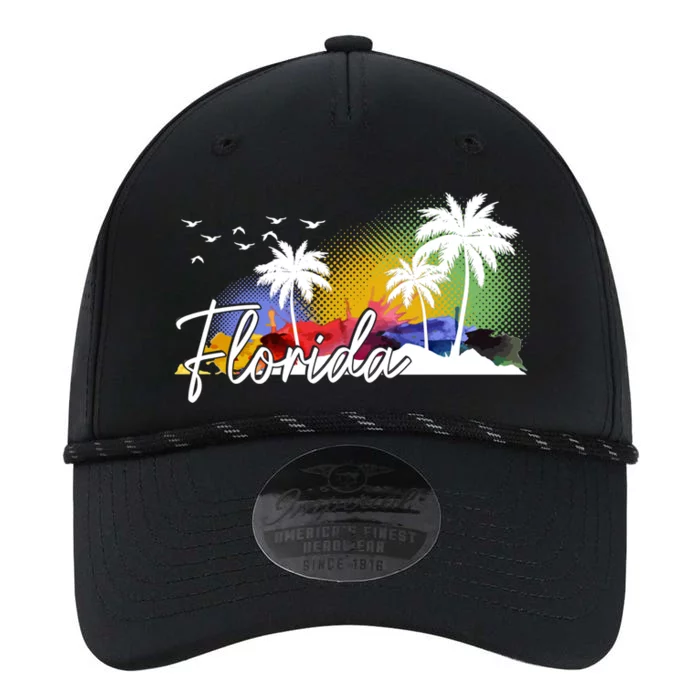 Florida Pride Palm Trees Beach Cool Gift Performance The Dyno Cap