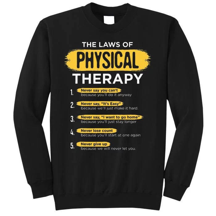 Funny PT Physical Therapy Gift Therapist Month Sweatshirt