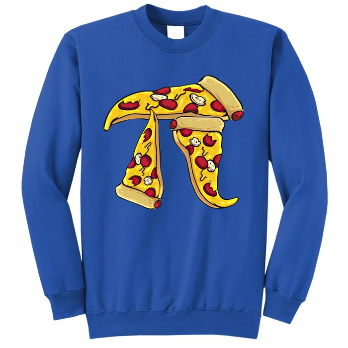 Funny Pizza Pi Day Funny Gift Tall Sweatshirt