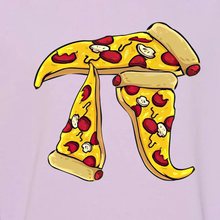 Funny Pizza Pi Day Funny Gift Garment-Dyed Sweatshirt