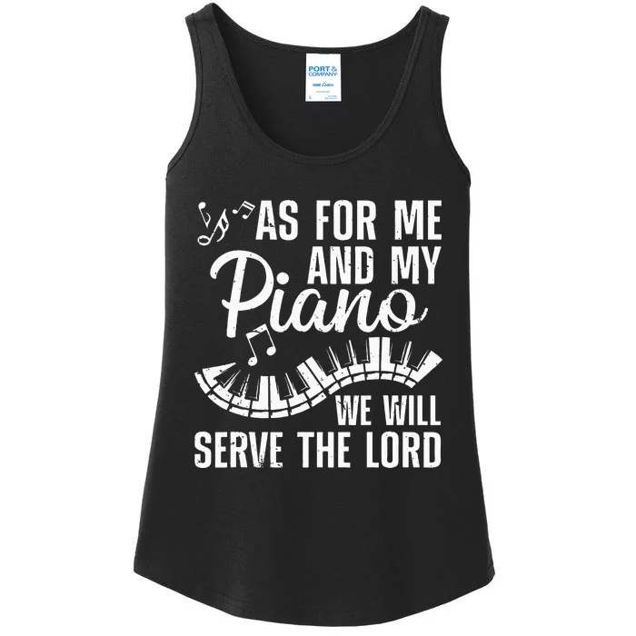 Funny Piano Player Art For Wo Pianist Piano Teacher Ladies Essential Tank