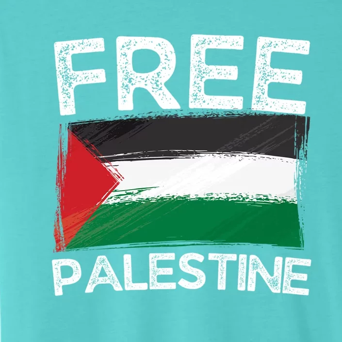 Free Palestine Palestine Flag Free Gaza Arabic Liberators Gift ChromaSoft Performance T-Shirt