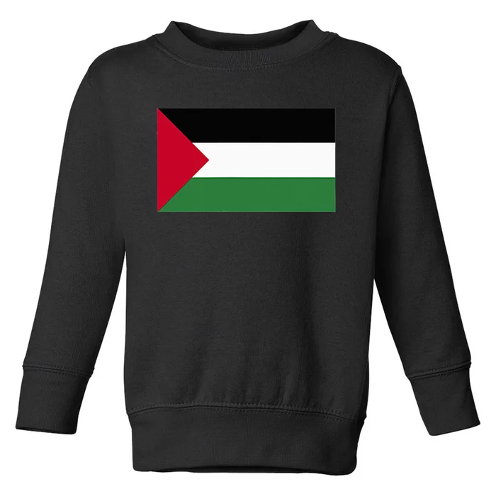 Free Palestine Palestine Flag Toddler Sweatshirt