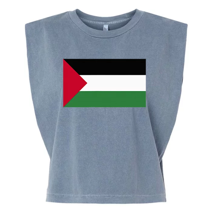 Free Palestine Palestine Flag Garment-Dyed Women's Muscle Tee