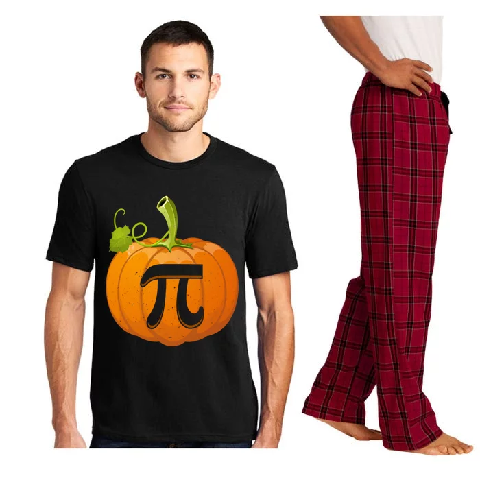 Funny Pumpkin Pie Math Teacher Halloween Thankgiving Pi Day Cute Gift Pajama Set