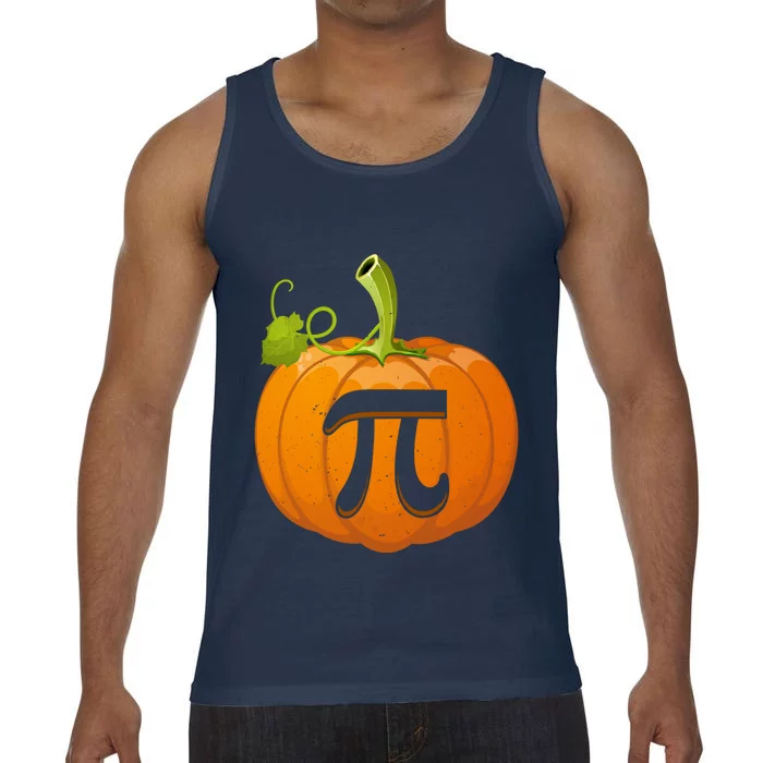 Funny Pumpkin Pie Math Teacher Halloween Thankgiving Pi Day Cute Gift Comfort Colors® Tank Top