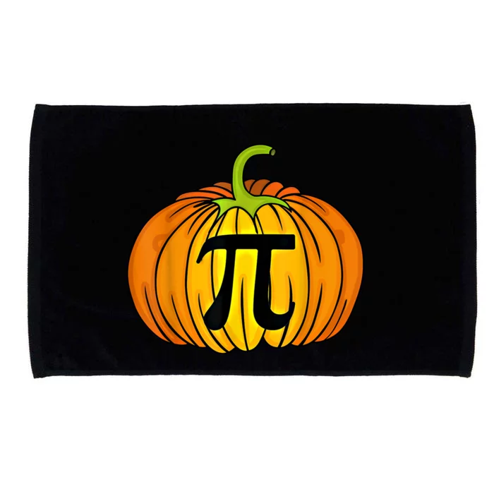 Funny Pumpkin Pie Math Teacher Halloween Thanksgiving Pi Day Gift Microfiber Hand Towel