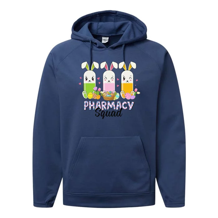 Funny Pills Pharmacy Squad Pharmacist Life Easter Christians Performance Fleece Hoodie