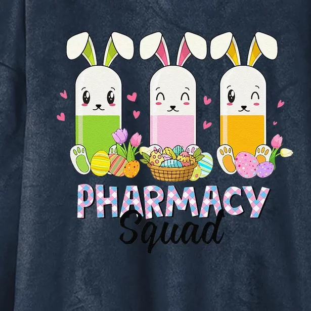 Funny Pills Pharmacy Squad Pharmacist Life Easter Christians Hooded Wearable Blanket