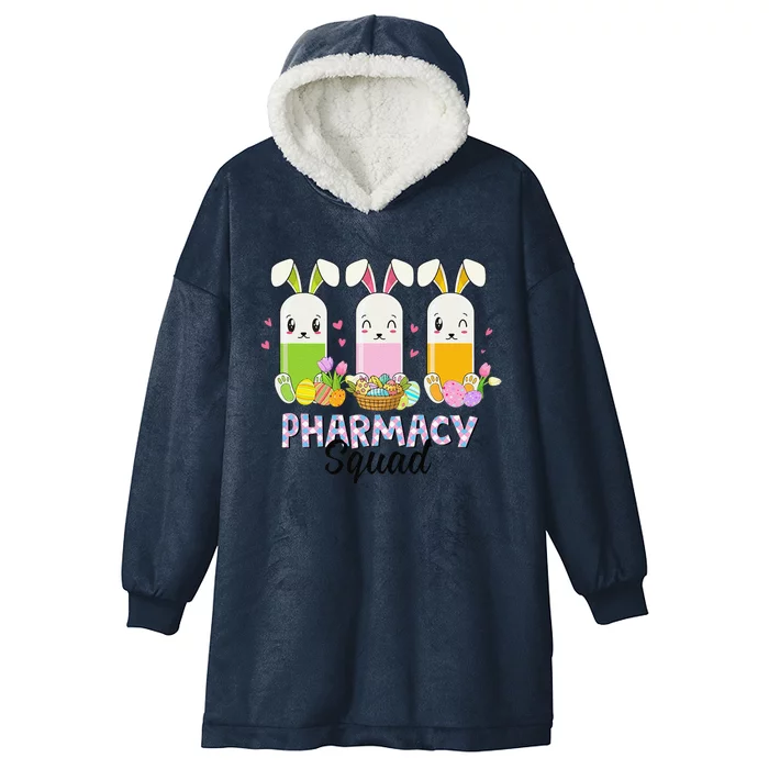 Funny Pills Pharmacy Squad Pharmacist Life Easter Christians Hooded Wearable Blanket