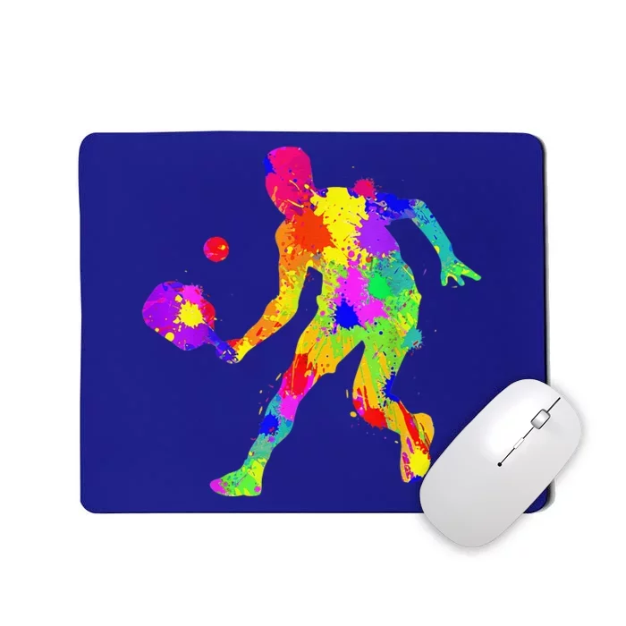 Funny Playing Pickleball With The Family Mousepad