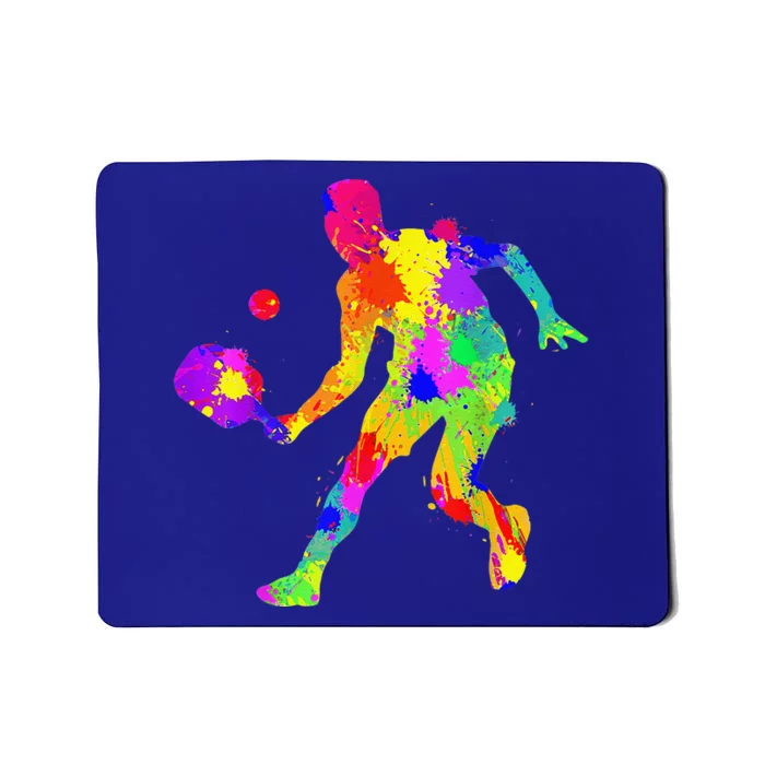 Funny Playing Pickleball With The Family Mousepad