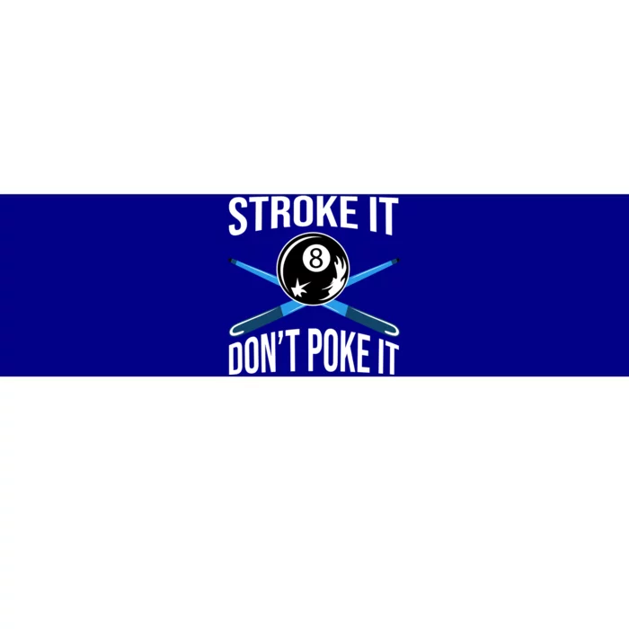 Funny Pool Player Billard 8ball Gift Bumper Sticker