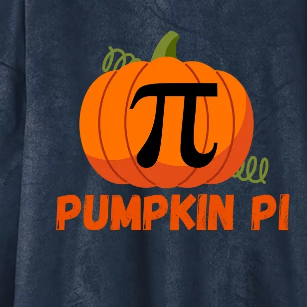 Funny Pumpkin Pie Math, Pumpkin Pi, Funny Halloween Costume Hooded Wearable Blanket