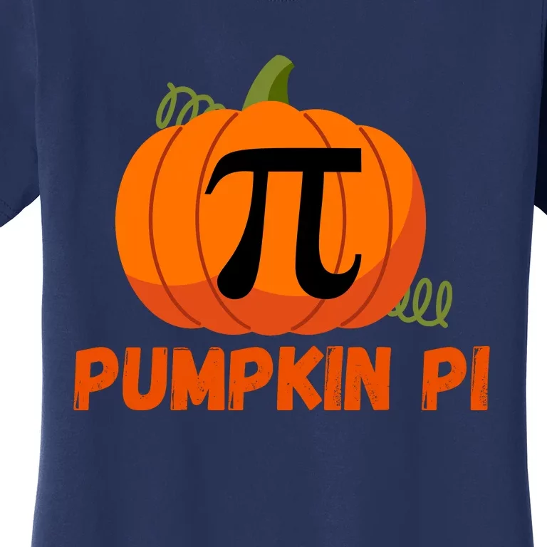 Funny Pumpkin Pie Math, Pumpkin Pi, Funny Halloween Costume Women's T-Shirt