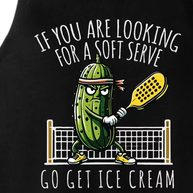 Funny Pickleball Player Paddleball Lover Ladies Tri-Blend Wicking Tank