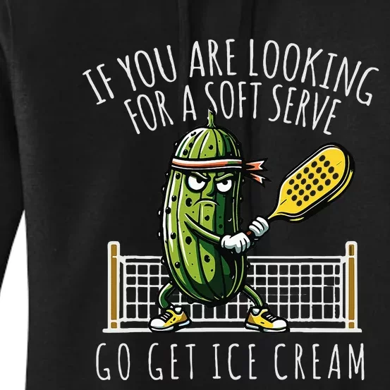 Funny Pickleball Player Paddleball Lover Women's Pullover Hoodie