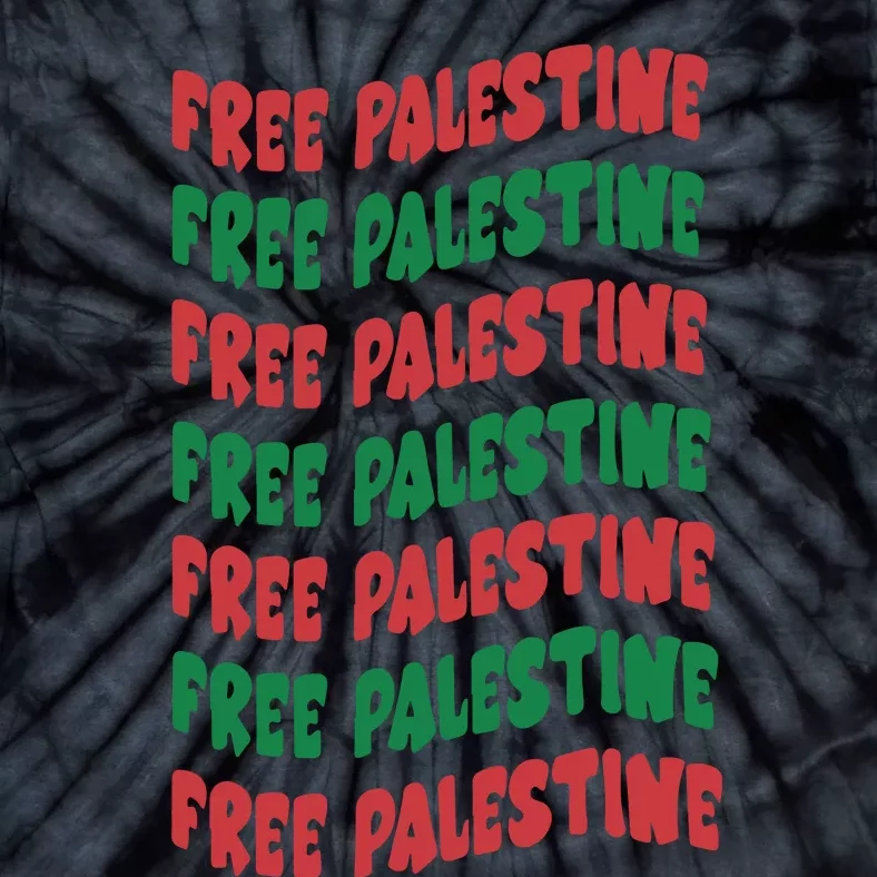 Free Palestine Palestinian Lives Matter Pride Tie-Dye T-Shirt