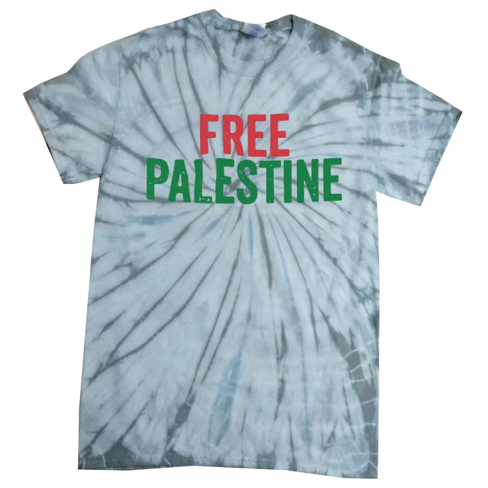 Free Palestine Palestinian Lives Matter Tie-Dye T-Shirt