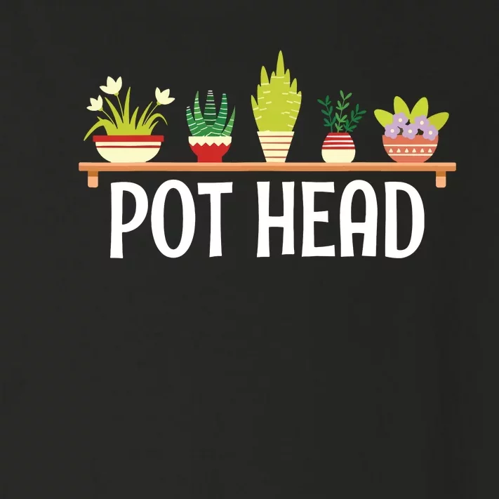 Funny Pot Plants Head Cute Funny Succulent Garden Gardening Toddler Long Sleeve Shirt