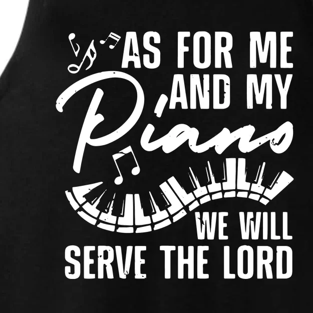 Funny Piano Player Art For Men Women Pianist Piano Teacher Ladies Tri-Blend Wicking Tank