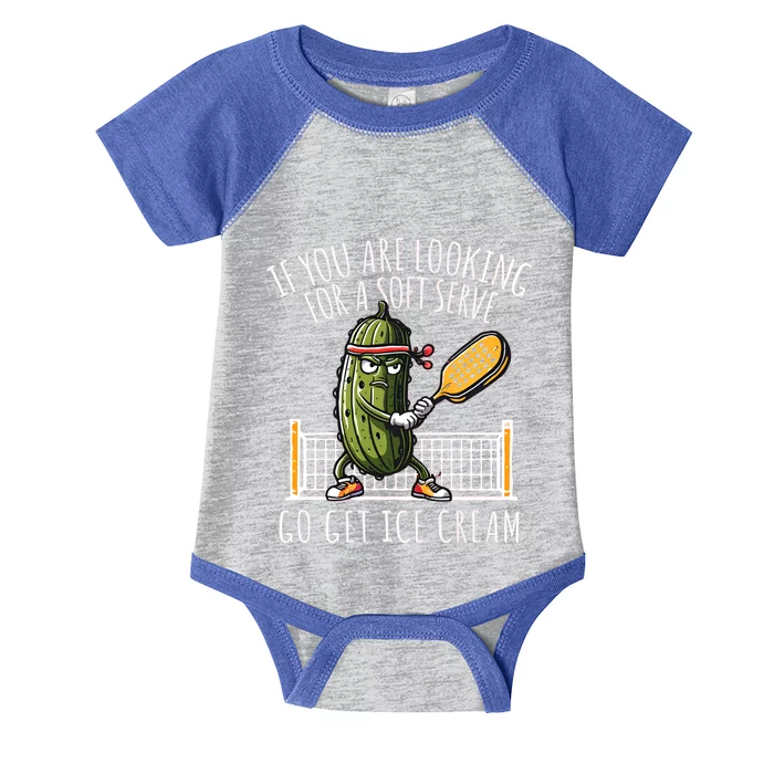 Funny Pickleball Player Paddleball Lover Gift Infant Baby Jersey Bodysuit