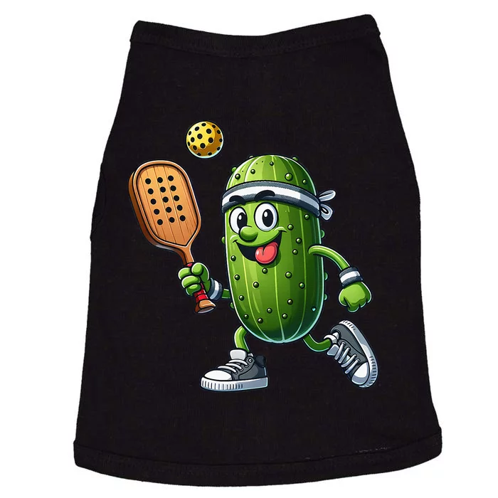 Funny Pickleball Player Paddleball Lover Doggie Tank