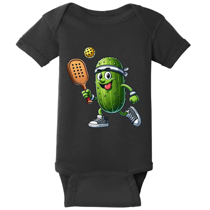 Funny Pickleball Player Paddleball Lover Baby Bodysuit