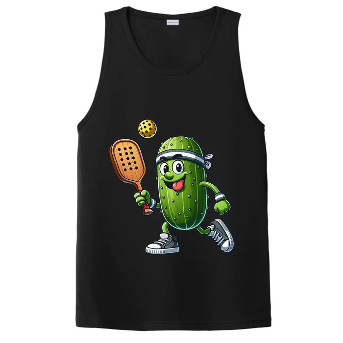 Funny Pickleball Player Paddleball Lover Performance Tank