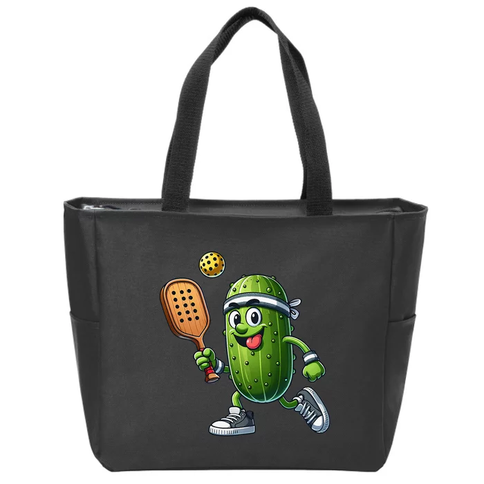 Funny Pickleball Player Paddleball Lover Zip Tote Bag