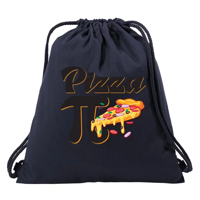 Funny Pizza Pie Math Lover Happy Pi Day Cute Gift Drawstring Bag